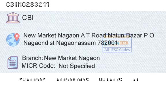 Central Bank Of India New Market NagaonBranch 