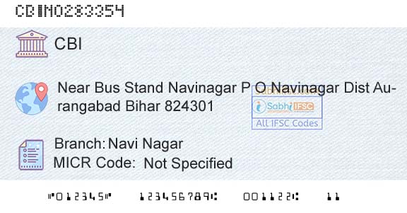 Central Bank Of India Navi NagarBranch 