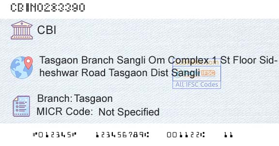Central Bank Of India TasgaonBranch 