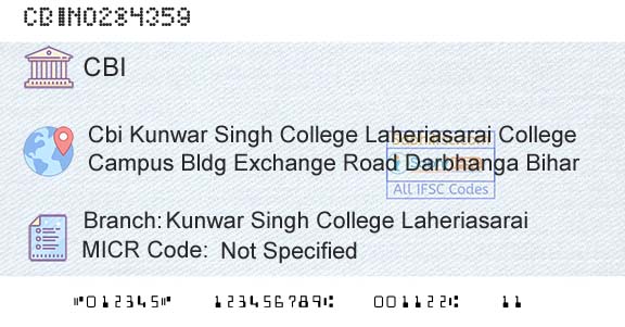 Central Bank Of India Kunwar Singh College LaheriasaraiBranch 