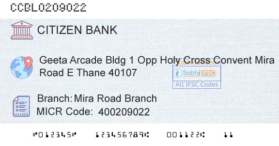 Citizen Credit Cooperative Bank Limited Mira Road BranchBranch 