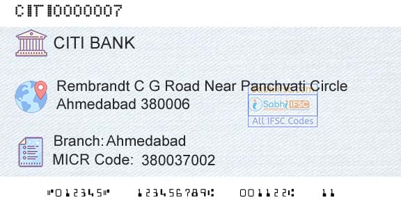 Citi Bank AhmedabadBranch 