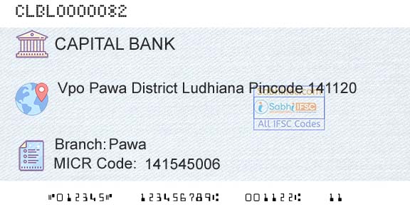 Capital Small Finance Bank Limited PawaBranch 