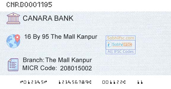 Canara Bank The Mall KanpurBranch 