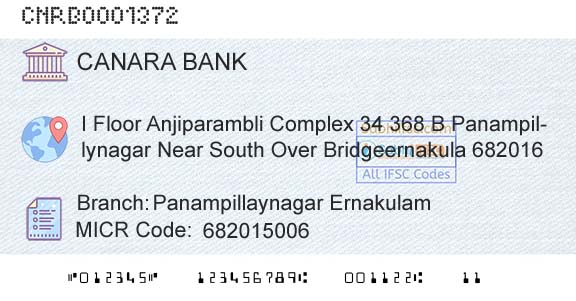 Canara Bank Panampillaynagar ErnakulamBranch 