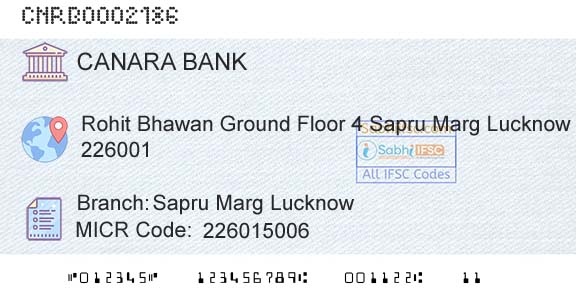 Canara Bank Sapru Marg LucknowBranch 