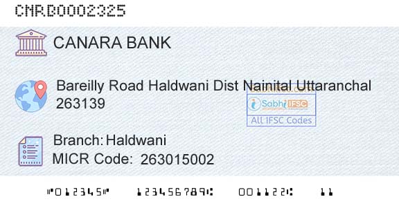 Canara Bank HaldwaniBranch 