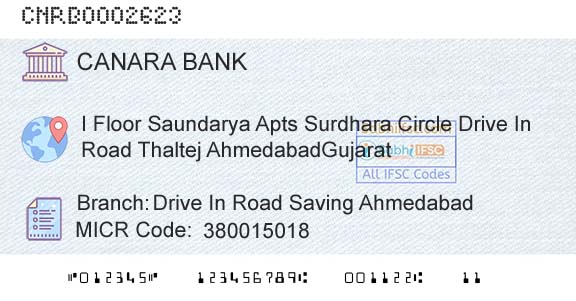 Canara Bank Drive In Road Saving AhmedabadBranch 