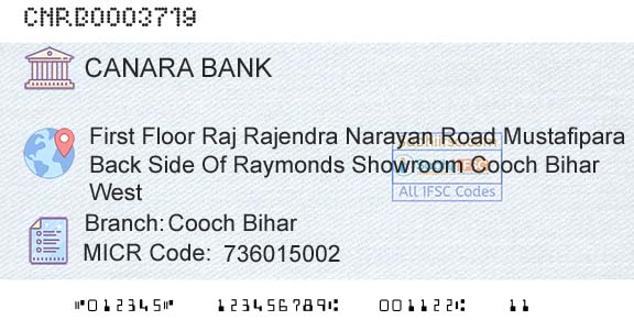 Canara Bank Cooch BiharBranch 