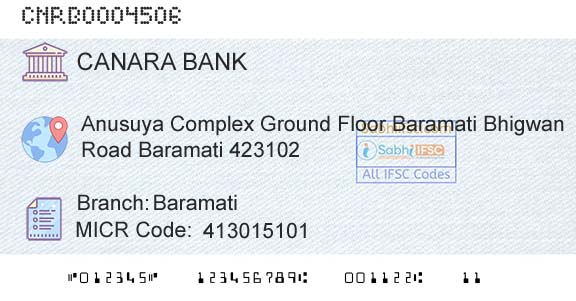 Canara Bank BaramatiBranch 