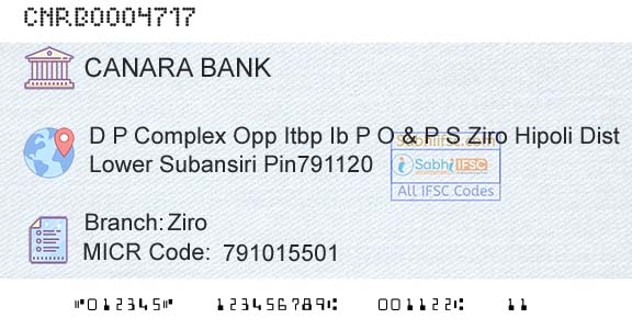 Canara Bank ZiroBranch 