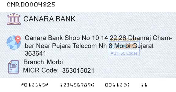 Canara Bank MorbiBranch 