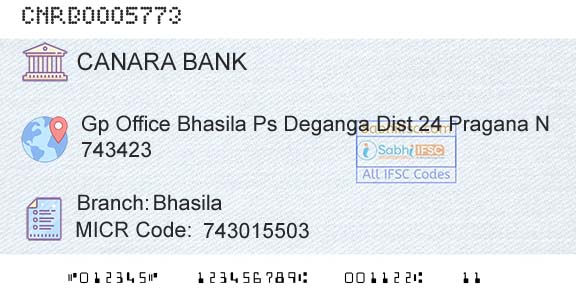 Canara Bank BhasilaBranch 