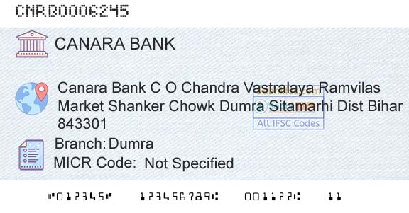 Canara Bank DumraBranch 