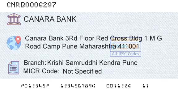 Canara Bank Krishi Samruddhi Kendra PuneBranch 