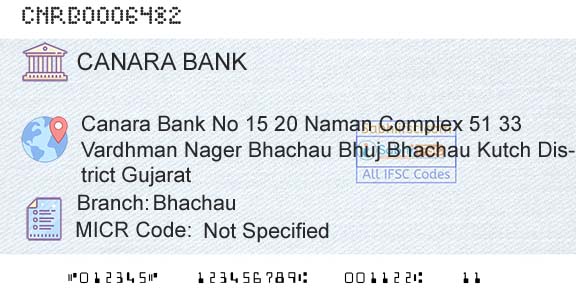 Canara Bank BhachauBranch 