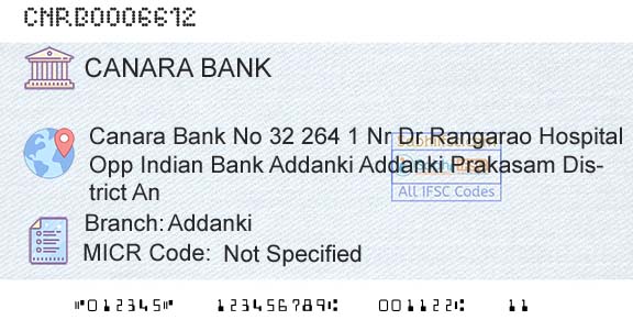 Canara Bank AddankiBranch 