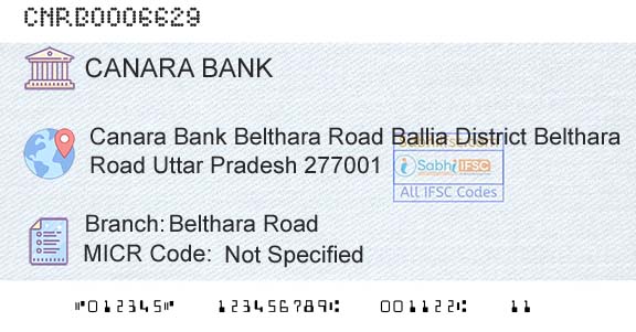 Canara Bank Belthara RoadBranch 