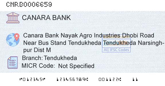 Canara Bank TendukhedaBranch 