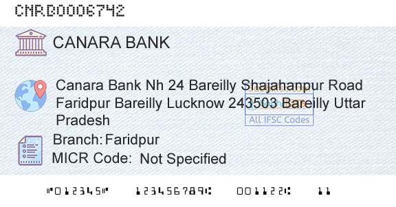 Canara Bank FaridpurBranch 