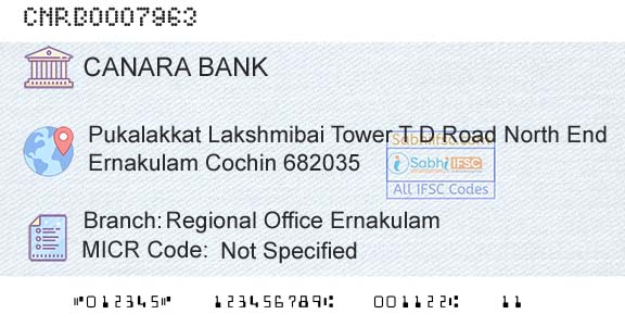 Canara Bank Regional Office ErnakulamBranch 