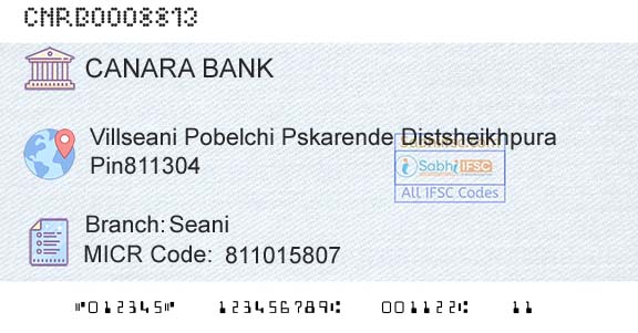 Canara Bank SeaniBranch 