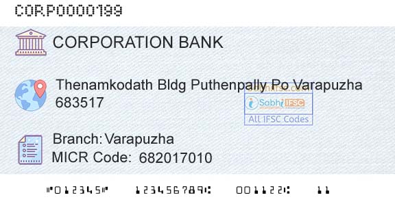 Corporation Bank VarapuzhaBranch 