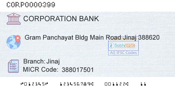 Corporation Bank JinajBranch 