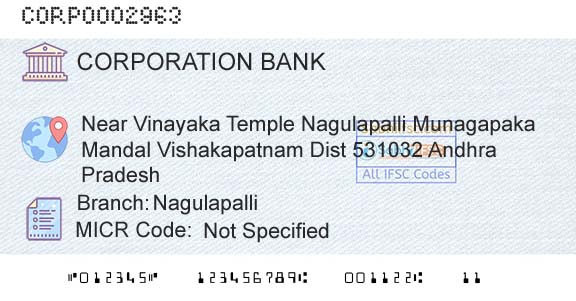 Corporation Bank NagulapalliBranch 