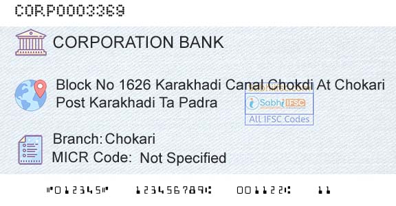 Corporation Bank ChokariBranch 