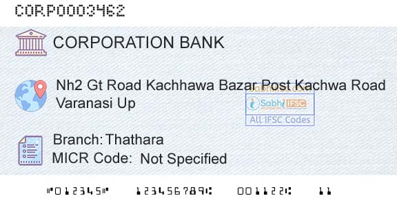 Corporation Bank ThatharaBranch 