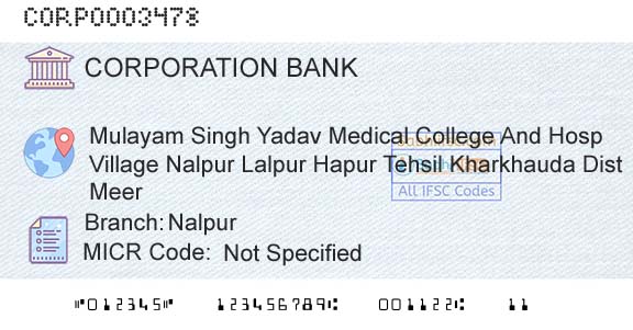 Corporation Bank NalpurBranch 