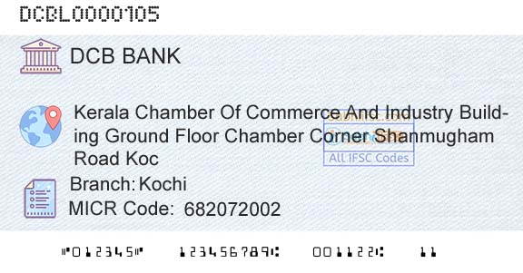 Dcb Bank Limited KochiBranch 