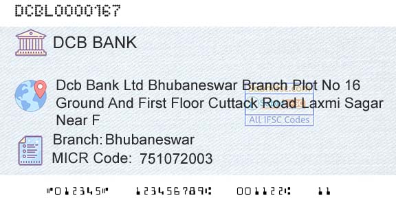 Dcb Bank Limited BhubaneswarBranch 
