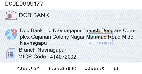 Dcb Bank Limited NavnagapurBranch 