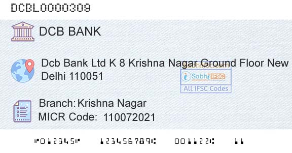 Dcb Bank Limited Krishna NagarBranch 
