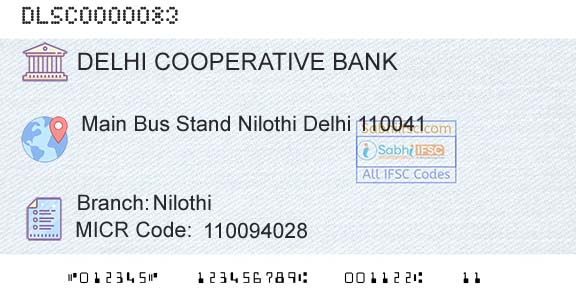 The Delhi State Cooperative Bank Limited NilothiBranch 