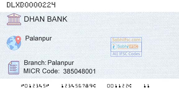 Dhanalakshmi Bank PalanpurBranch 