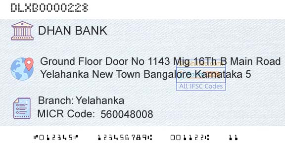Dhanalakshmi Bank YelahankaBranch 