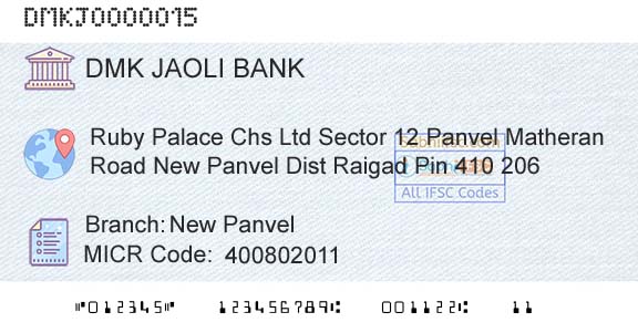 Dmk Jaoli Bank New PanvelBranch 