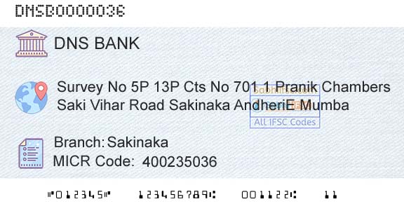 Dombivli Nagari Sahakari Bank Limited SakinakaBranch 