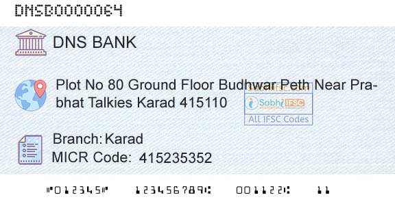 Dombivli Nagari Sahakari Bank Limited KaradBranch 