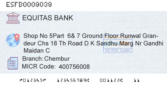 Equitas Small Finance Bank Limited ChemburBranch 