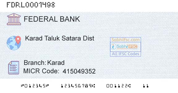Federal Bank KaradBranch 
