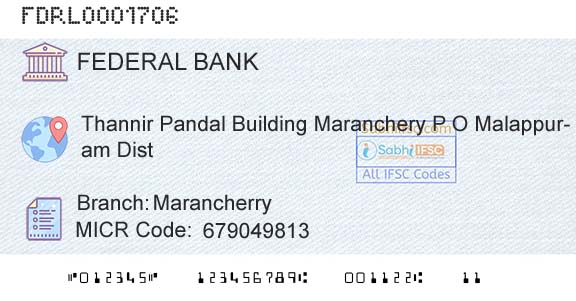 Federal Bank MarancherryBranch 