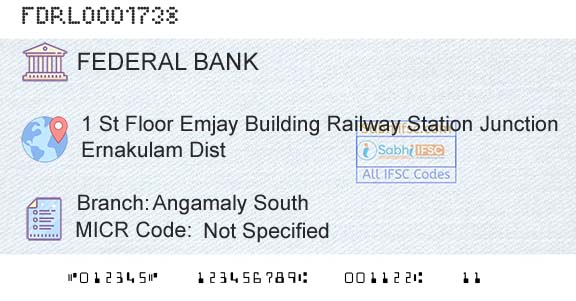 Federal Bank Angamaly SouthBranch 