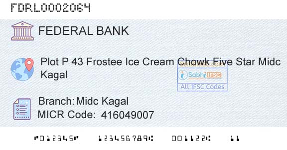 Federal Bank Midc KagalBranch 