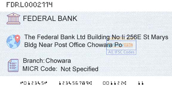 Federal Bank ChowaraBranch 