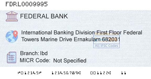 Federal Bank IbdBranch 