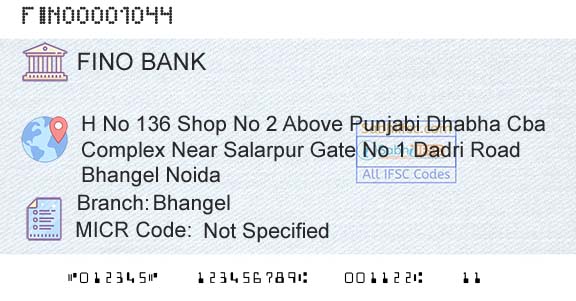 Fino Payments Bank BhangelBranch 